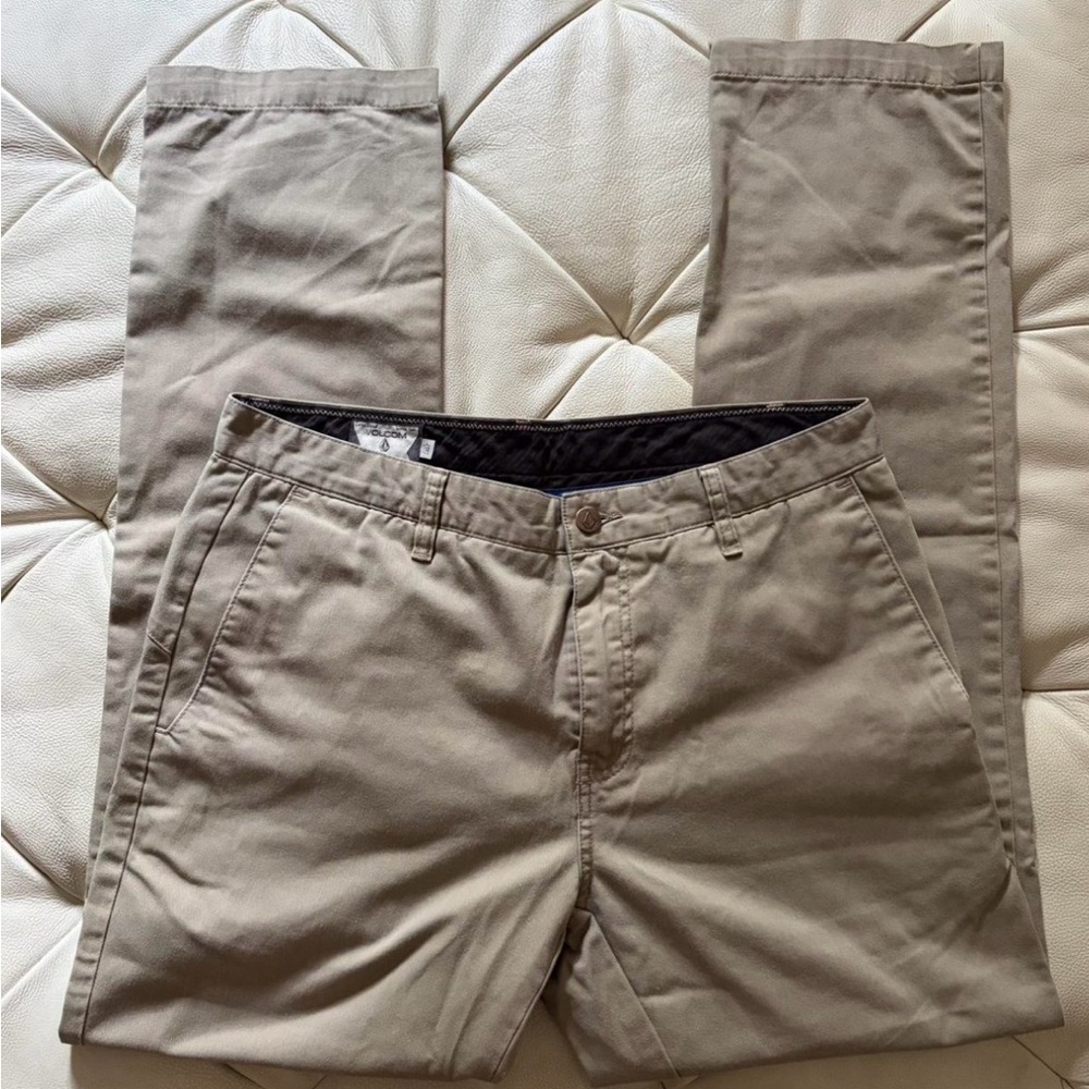 Volcom Men's Khaki Chinos